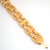 Freeman Laser Cut Nawabi Gold Rhodium Bracelet for Men - FMGB04