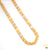 Freemen Stylish Delicate Gold and Rhodium Plated chain- FMGC03