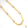 Freemen Stylish Nice Indo Gold and Rhodium Plated chain- FMGC02