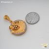 Freemen Round Diamond jaguar Pendant For Man - FM160