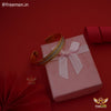 Freemen Silver 1 Line Attention Golden Kada for Men - FM174