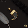 Freemen White Nail Gold Pendant - FM194