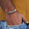 Freemen Chokdi Attention Golden & Silver Kada for Men - FM175