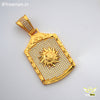 Freemen SUN with Diamond High-Quality Pendant for Men - FM201