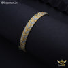 Freemen Gold Plated Aro Line Artisanal Design Kada For Men - FM207