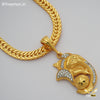 Freemen Gold Plated Chain With GanpatiPendant - FM202