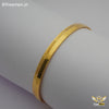 Freemen Simple Gold Plated Kada For Men - FM208