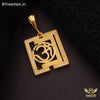 Freemen Premium Quality SQUARE Om Pendant for Chain - FM240