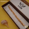 Freemen leaf Best C to C Golden braceletfor men - FM235