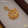 Freemen Round Shiva Trishul Pendant For Chain - FM238