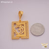 Freemen Premium Quality SQUARE Om Pendant for Chain - FM240
