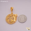 Freemen Round Shiva Trishul Pendant For Chain - FM238