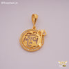 Freemen Round Shiva Trishul Pendant For Chain - FM238