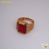 Freemen Neo Red Stone Ring for Men - FM254