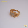 Freemen Pleasing AD Stone Gold Plated Ring for Men - FM274