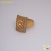 Freemen Lion AD Gold Plated Ring for Men - FM 263