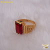 Freemen Neo Red Stone Ring for Men - FM254