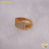 Freemen Pleasing AD Stone Gold Plated Ring for Men - FM274