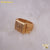 Freemen Superlative AD Stone Gold Plated Ring for Men - FM276