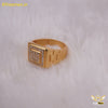 Freemen SQUARE AD Stone Gold Plated Ring for Men - FM 264