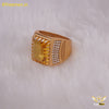 Freemen Fantastic Yellow Stone Gold Plated Ring for Men - FM267