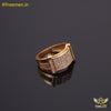 Freemen Pleasing AD Stone Gold Plated Ring for Men - FM274