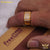 Freemen Pleasing AD Stone Gold Plated Ring for Men - FM274