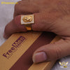 Freemen Lion AD Gold Plated Ring for Men - FM 263
