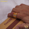 Freemen Fantastic Yellow Stone Gold Plated Ring for Men - FM267