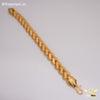 Freemen Tremendous Kohli Double Ring Design Golden Bracelet - FM275