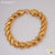 Freemen Tremendous Kohli Double Ring Design Golden Bracelet - FM275