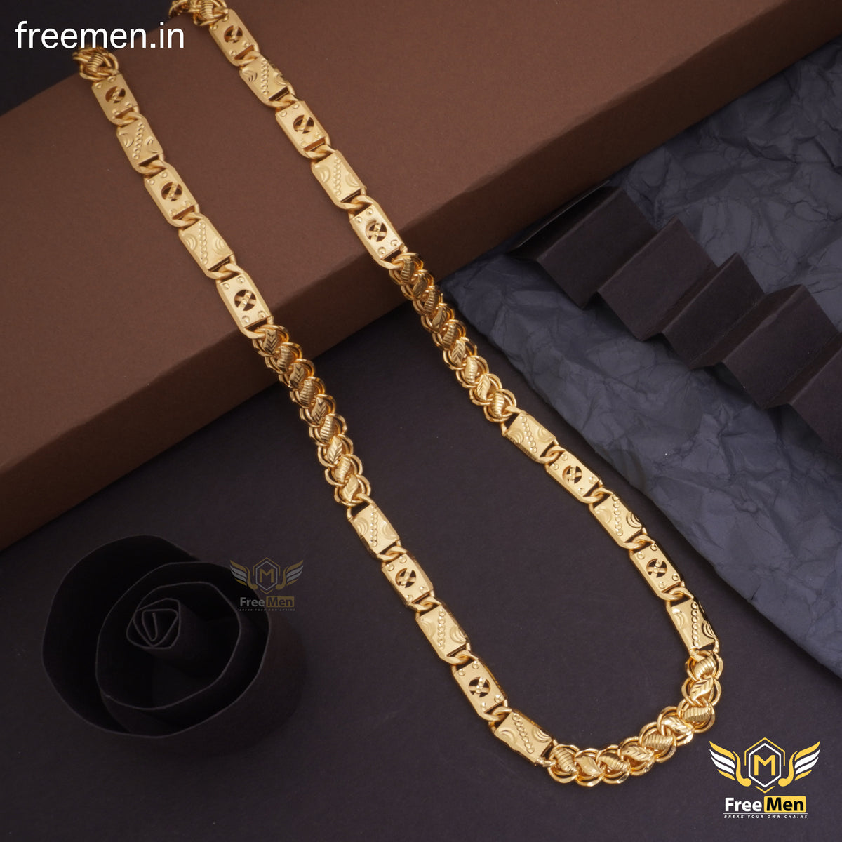 Freemen Best Lotus Nawabi X Golden Chain for Men - FM294 – Freemen®