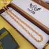 Freemen Stylish Leaf Ring Golden Chain for Men - FM297