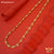 Freemen Stylish Leaf Ring Golden Chain for Men - FM297
