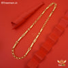 Freemen Stylish Ring Simple pipe Golden Chain for Men - FM299