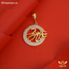 Freemen Om with Trishul Premium Pendant for Chain - FMG308