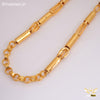 Freemen Stylish Ring Simple pipe Golden Chain for Men - FM299