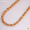 Freemen Stylish Leaf Ring Golden Chain for Men - FM297