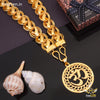 Freemen Heavy Double Ring Chain With OM Pendant- FM310
