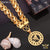 Freemen Heavy Double Ring Chain With Maa Pendant  - FM311