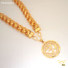 Freemen Heavy Double Ring Chain With OM Pendant- FM310