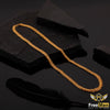 Simple gold plated chain for men FMGA002