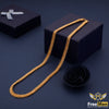 Simple gold plated chain for men FMGA002