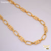 Freemen Indo Laser RingsGolden Chain for Men - FM290