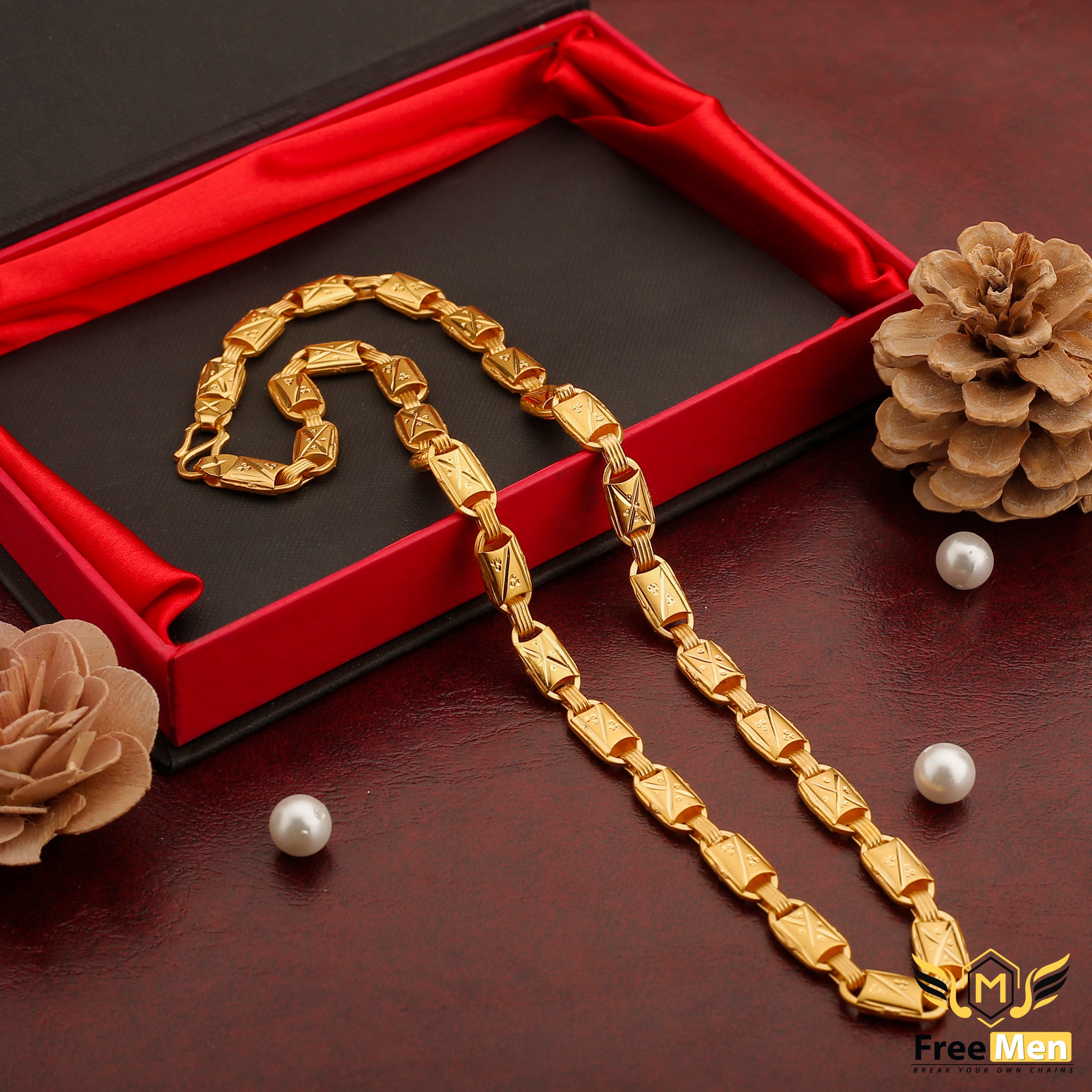 Navabi Chain Freemen Gold Plated NAVABI CHAIN-FM011 – Freemen®